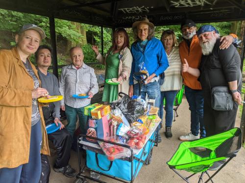 Rebel Elders Picnid Gang Hampstead Heath