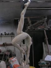 Daniel Baharier Sculpture - Rythmic Gymnastics 2